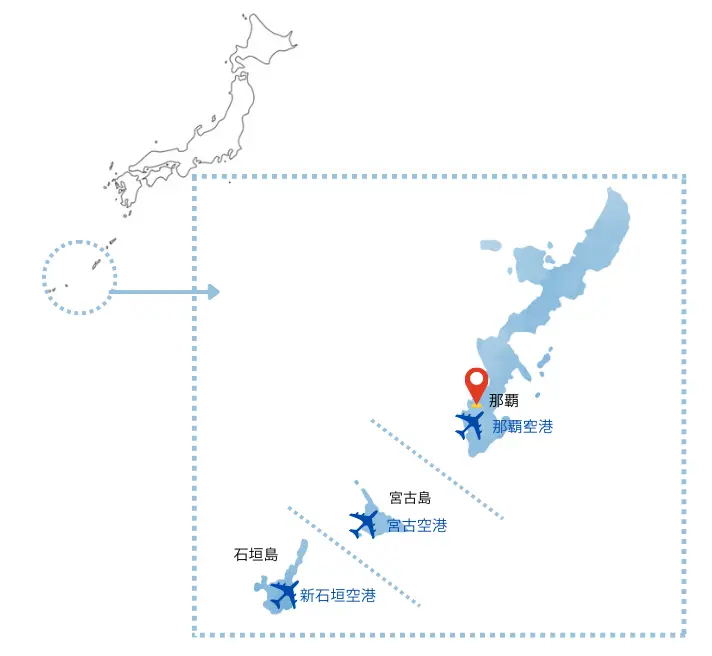 沖縄の人気観光地