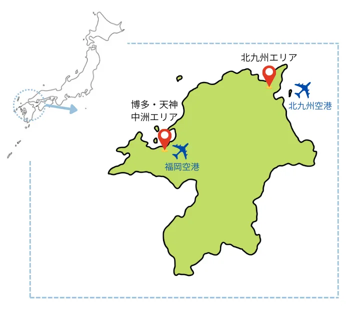 福岡の人気観光地